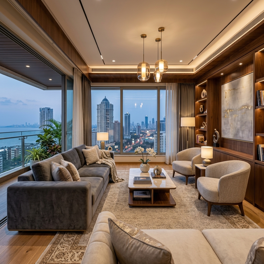 Elegantly furnished premium rental apartment in Bandra West, Mumbai